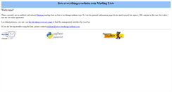 Desktop Screenshot of lists.everythingsysadmin.com